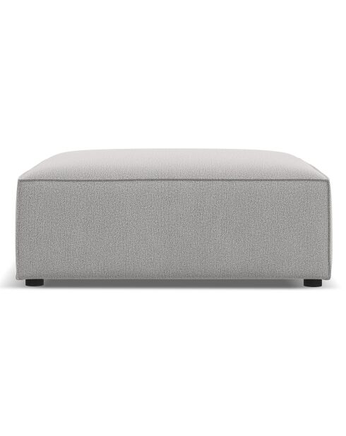 Pouf Jodie gris clair - 102x80x40 cm