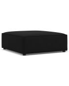 Pouf Jodie noir - 102x80x40 cm