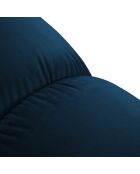 Chauffeuse en Velours Tropea bleu roi - 94x94x63 cm
