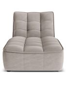 Chaise Longue Moni gris clair - 172x83x91 cm