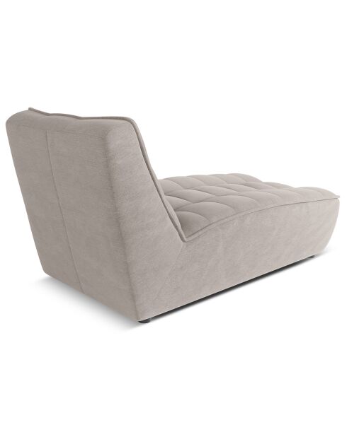 Chaise Longue Moni gris clair - 172x83x91 cm