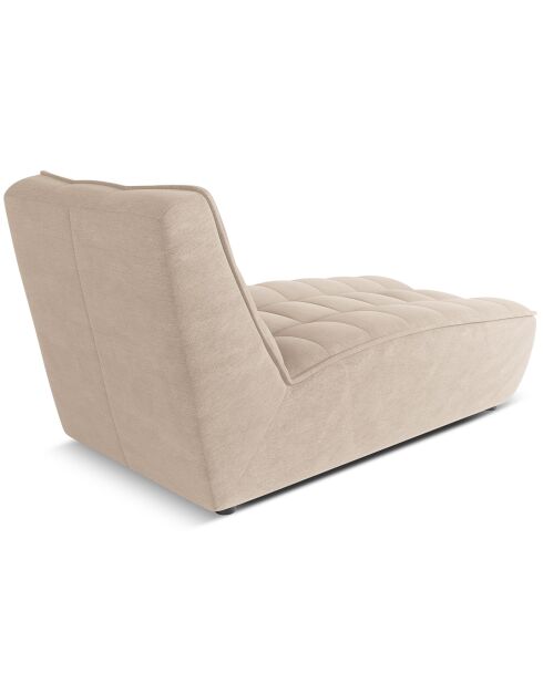Chaise Longue Moni beige - 172x83x91 cm
