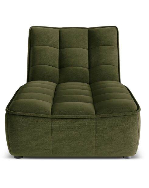 Chaise Longue Moni verte - 172x83x91 cm