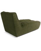 Chaise Longue Moni verte - 172x83x91 cm