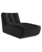 Chaise Longue Moni noire - 172x83x91 cm