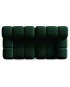 Canapé Modulable Velours Tropea 2 Places vert bouteille - 188x94x63 cm