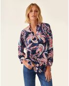 Marineblauw Trikiti shirt