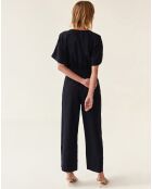 Katalin marineblauwe jumpsuit