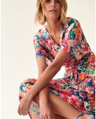 Mehrfarbiges Milenno-Kleid