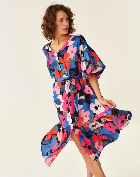 Marineblauwe jurk Cloti