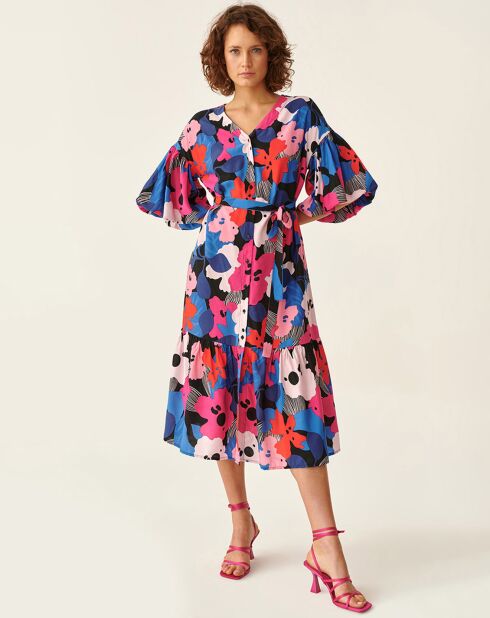 Marineblauwe jurk Cloti