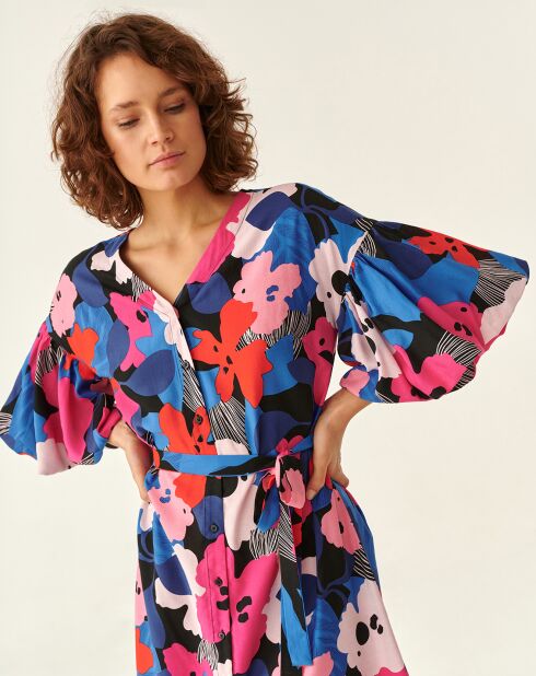 Marineblauwe jurk Cloti