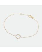 Bracelet Diamants 0.064 ct or jaune