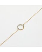 Bracelet Diamants 0.064 ct or jaune