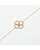 Bracelet Rita Diamants 0.045 ct or jaune