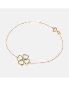 Bracelet Rita Diamants 0.045 ct or jaune