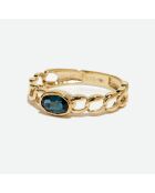 Bague Luminita Topaze 0.65 ct or jaune