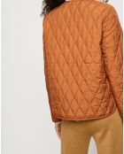 Blouson court matelassé collection EDC by Esprit camel