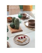 Service de table en Céramique taupe - 18 Pieces