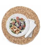 6 braune Tischsets - D.37 cm