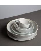 6 piatti da dessert in ceramica Grey Cloud - D. 20,5x1,8 cm