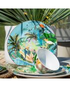 6 Mugs en Porcelaine Borneo verts - 11.8x7.8x9.8 cm