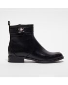 Bottines en Cuir Padma noires