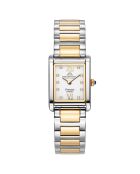 Montre Femme Quartz en Acier & Diamants 0.0415 ct Fontaine argenté/doré