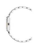 Montre Femme Quartz en Acier & Diamants 0.0415 ct Fontaine argenté/doré