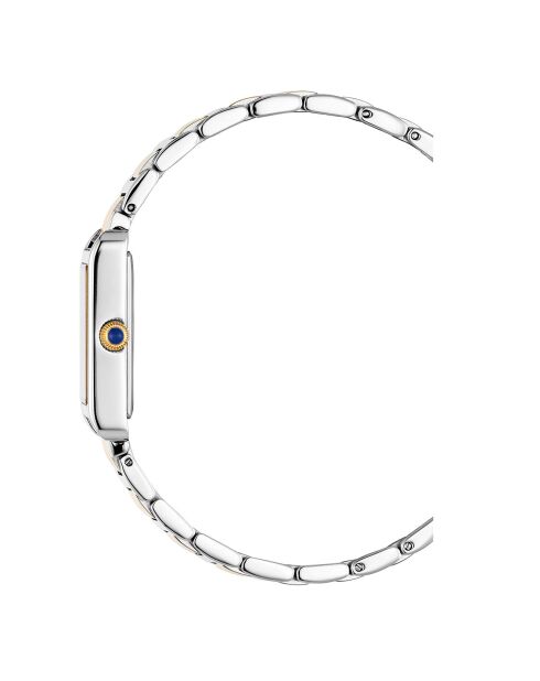 Montre Femme Quartz en Acier & Diamants 0.0415 ct Fontaine argenté/doré