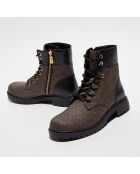 Boots Alistair noir/marron