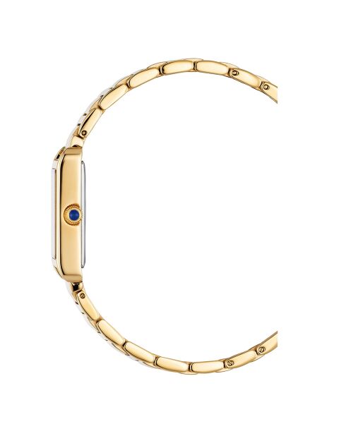 Montre Femme Quartz en Acier & Diamants 0.0415 ct Fontaine dorée