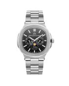 Montre Homme Quartz en Acier L'Envie Moonphase argentée