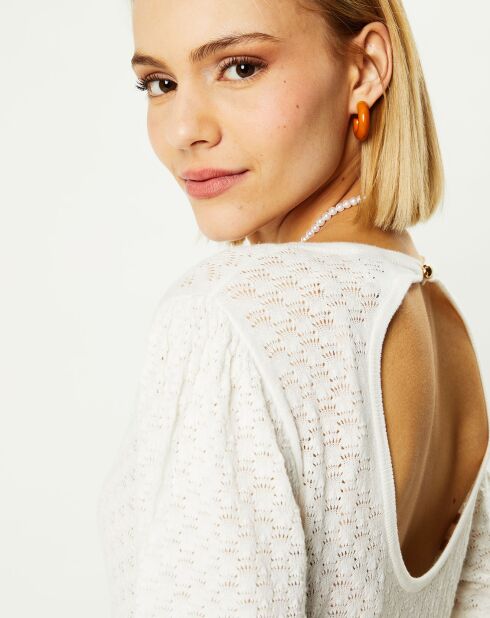 Jersey calado blanco Augusto