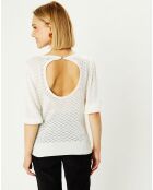 Jersey calado blanco Augusto