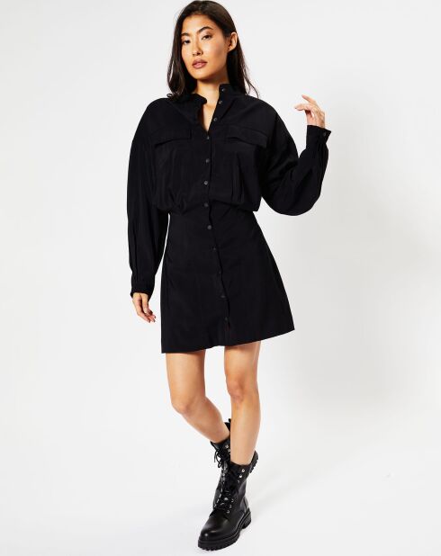 Atila schwarzes Hemdkleid