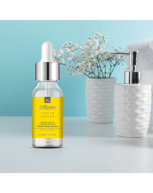 Serum für Aknehaut mit 2% Salicylsäure und 3% Centella Asistica - 30 ml
