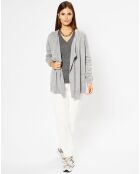 Gilet 100% Cachemire Mesar gris