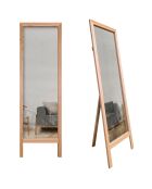 Miroir sur pied Cheval naturel - 45x145 cm