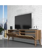 Meuble TV Best noyer - 150x30x50 cm