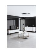 Buffet Luxe blanc/doré - 160x35x80 cm