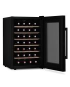 Cave à vin 28 bouteilles pose libre noire -  45.2x52x71.9 cm