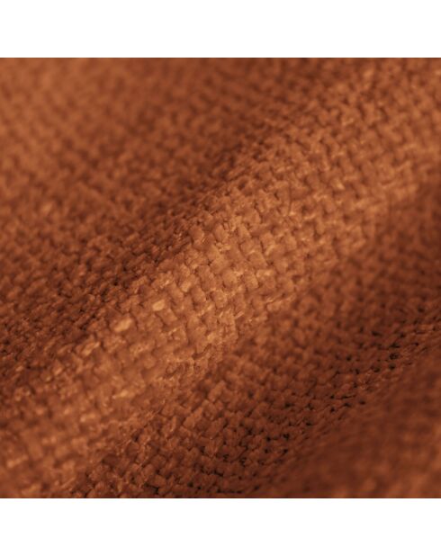 Canapé d'angle Modulable Symétrique Chiara 6 Places terracotta - 252x252x74 cm