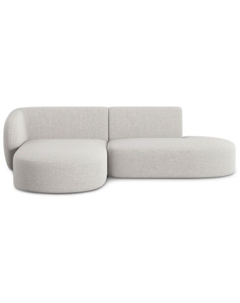 Canapé d'angle Modulaire Ouvert à Gauche Chiara 4 Places gris - 227x155x74 cm