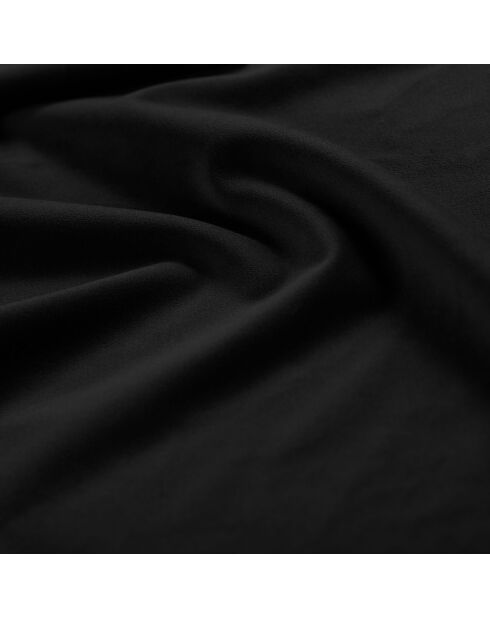 Canapé d'angle Gauche Velours Clau 4 Places noir - 300x166x85 cm