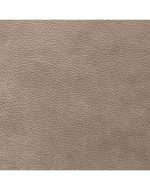 Canapé en Cuir Véritable Lea 3 Places gris clair - 188x95x87 cm