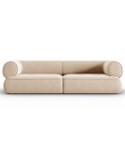 Canapé Modulaire Lily 3 Places beige - 234x105x74 cm