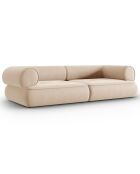 Canapé Modulaire Lily 3 Places beige - 234x105x74 cm