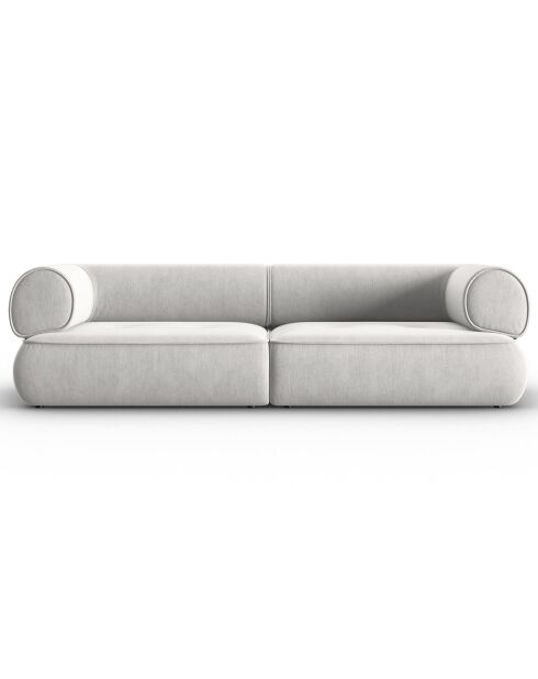 Canapé Modulaire Lily 3 Places gris clair - 234x105x74 cm