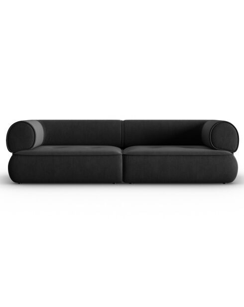 Canapé Modulaire Lily 3 Places anthracite - 234x105x74 cm